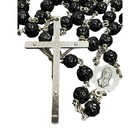 Black and Silver Tone Rosary - PreLoved and Stylish — photo 3