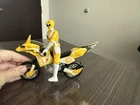 Vintage Mighty Morphin Power Rangers Thunder Bike with Yellow Ranger