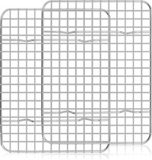 Homikit 8.7"X6.3" Stainless Steel Mini Cooling Rack Set Fit 9X7 Sheet Pan