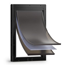 XL Dog Door for Door, Never Rust Plastic Extra Large Doggy Door for Interior ...