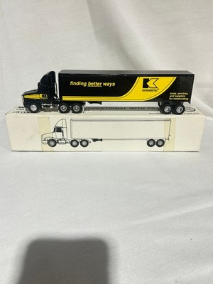 Kennametal Tools WhiteGMC Semi With Van Trailer  By Ertl 1/64th Scale