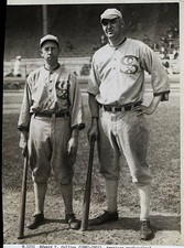 Edward T Collins Bill Jackson American professional baseball players Old Photo