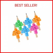 HILELIFE Pencil Grips - Pencil Grips for Kids Handwriting, Ergonomic Writing 6PK