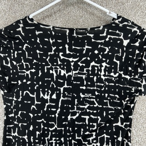 Blouse Femme Ann Taylor - Noir Et Blanc - Motif Animal - Taille S - Très Bon État