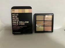 Mac Studio Fix Conceal and Correct Palette NC15 W10 NC20 NW20 Pale Yellow Light