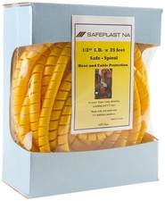 Caplugs SPPC Series   Safeplast Pre-Cut Spiral Wrap, Hose Cable Protector, Y...