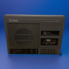 EIKI 5190A Portable Cassette Tape Single Bay Player Recorder 1995 Vintage
