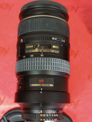 Nikon AF 80-400mm f/4.5-5.6D ED VR Telephoto Zoom Camera Lens w/ Hood, Mount Bag - Picture 5 of 17