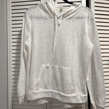 Weatherproof Vintage Hoodie, Color White, Size Small.