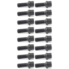 H&R 1454002SW 16 x Black Mercedes Type Ball Seat Wheel Lug Bolts 14x1.5 x 40 mm