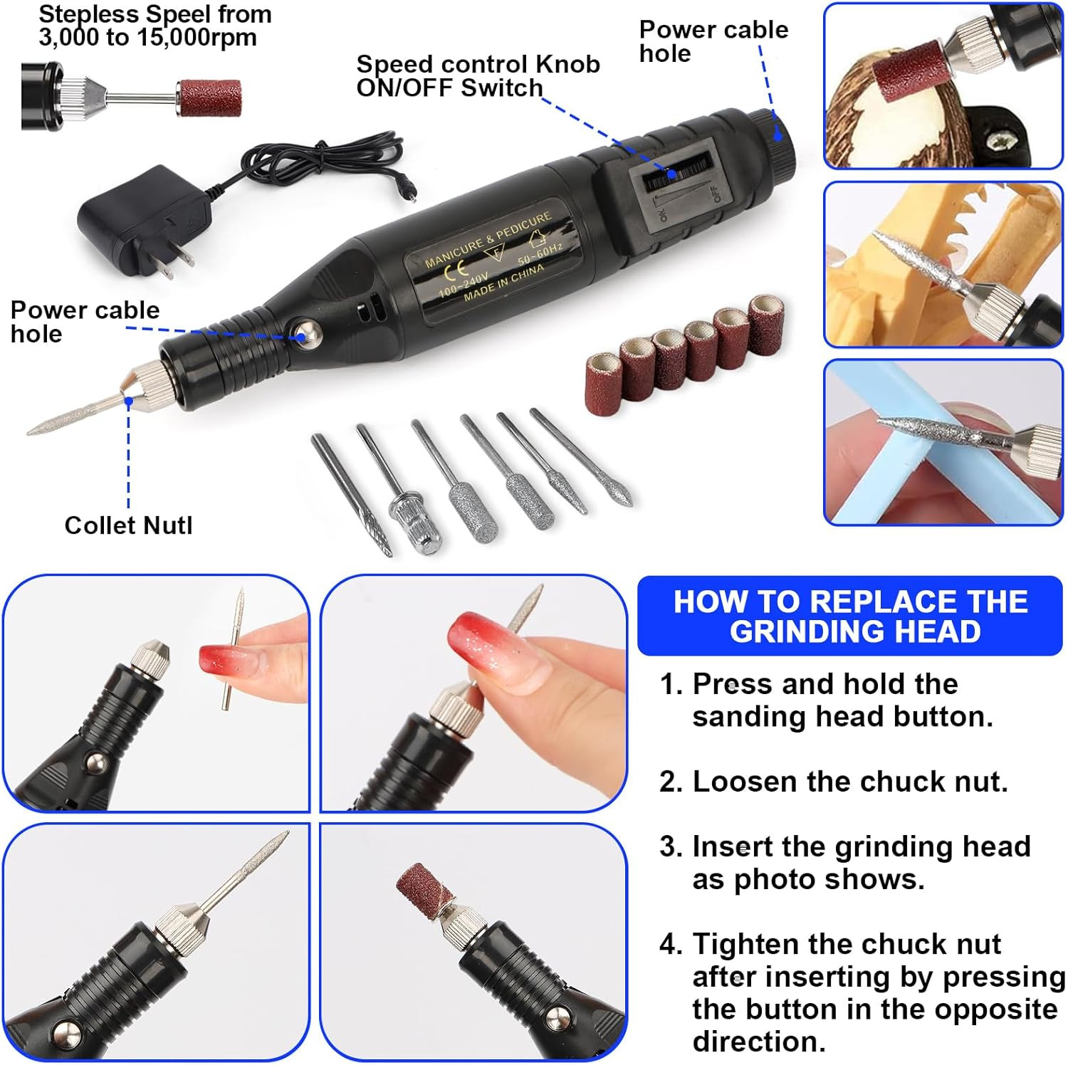 3D Drucker Werkzeug Set 154 Stück Modellbau Werkzeug Set Inklusive Reinigungs-,  - Bild 3