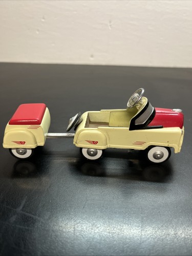 Golden Wheel Mini Pedal Car & Trailer - Diecast - #0113 D4 - Picture 3 of 8