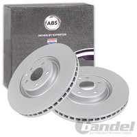2X A.B.S. Bremsscheiben 356Mm Vorne Passend FüR Audi A6 A7 A8