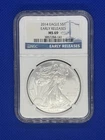 2014 Silver American Eagle MS-69 NGC EARLY RELEASE BLUE