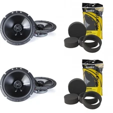 Memphis Audio (2 pair ) SRX60V 6.5" Coaxial Speakers & RKFR6 Roadkill Fast Ri...
