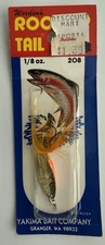 Vintage Worden’s Rooster Tail 208 Orange/Red Spinning Fishing Lure 1/8 Oz. - New