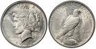 1922-D Silver Peace Dollar, PCGS MS-61, Gold Shield
