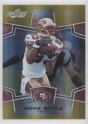 2008 Score Select Gold Zone 19/50 Arnaz Battle #274 0q3