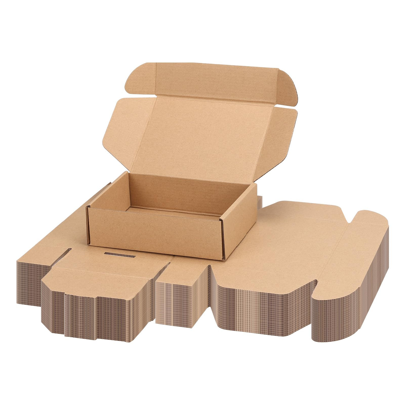 7x5x2 inch Shipping Boxes Bulk 40 Pack Brown, Tab Lock Tuck Top Mailer Boxes ...