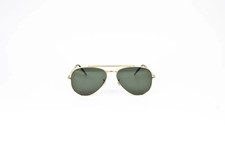 Ray Ban New Aviator RB3625 9196/31 Sunglasses Unisex Gold Metal Green Glass