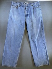 Y2k Levi's 550 Jeans Mens 40x30 Light Wash Blue Relaxed Tapered Denim Casual