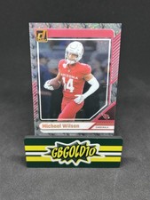 2024 Panini Clearly Donruss Michael Wilson Logo Prizm 1/7
