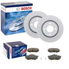 BOSCH BREMSSCHEIBEN + BELÄGE VORNE passend für AUDI 80 B4 auch Cabrio Coupe