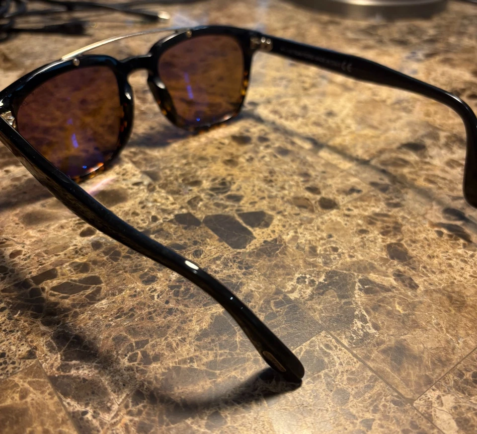 Очки солнцезащитные Tom Ford Holt TF 516 с коричневой оправой и линзами - Изображение 3 из 4