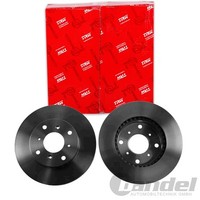 2X TRW Bremsscheiben 260Mm BelÜFtet Vorne Passend FÜR Honda Accord Prelude |