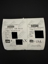 The Odyssey IMAX 70mm AMC Lincoln Square NYC 8/31/26 2PM Seat J28 Ticket