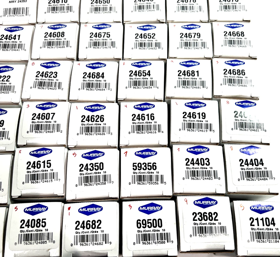 Grande lote misto de ferragens Murray (lote de 83 caixas parciais) - Imagem 2 de 4