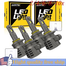 4/8X 9005 9006 LED Headlight bulb High Low Beam for Toyota RAV4 2013 14 15 6500K