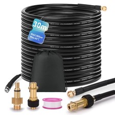 10-30M High Pressure Washer Hose Drain Pipe Sewer Jetter Kit for Karcher K2-K7