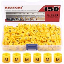 Clothes Hanger Size Color Coding Garment Markers M 150 PCS Size M