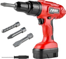 Toy Choi's Toy Drill Set - Electric Pretend Play Tool with Realistic Sound  Act