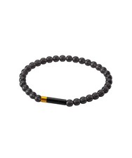 phiten RAKUWA Bracelet EXTREME Crystal Touch black/gold 16cm