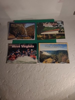 4 - Postcards Of Multiple Scene At West Virginia. 6x4 Unposted
