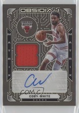 2020-21 Panini Obsidian Matrix Material Auto 29/49 Coby White #MM-CWT Auto 10jq