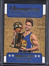 205-16 Panini Nba Hoops Stephen Curry 85 Champions Portraits 99 Warriors