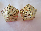 VTG Lot of 6 GOLD Metallic Color PLASTIC LANTERN CHRISTMAS ORNAMENTS Hong Kong — photo 8