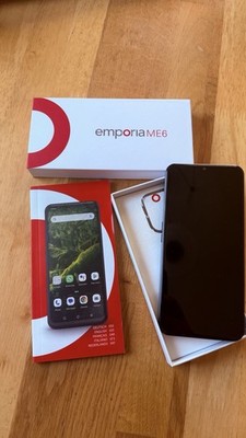 Emporia ME6 (5G) 128 GB 6.58 Zoll 50 MP Kamera 5G Schwarz Android Smartphone