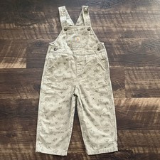 Carhartt Kids Khaki Camping Theme Bibs Overalls Outdoor Gorpcore 2T read