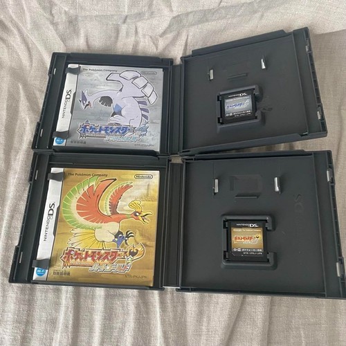 Nintendo DS Pokemon Heartgold Soulsilver Set & Pokewalker USED Japan Free Ship - Picture 2 of 6