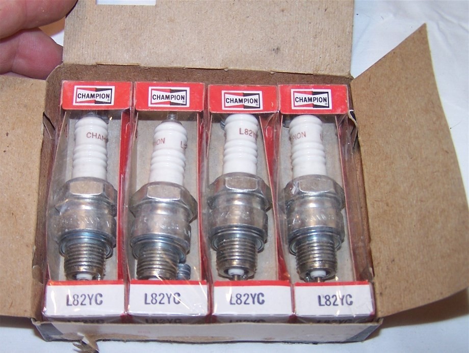  Champion L82YC 328 Spark Plug Copper Plus 4 Pack
