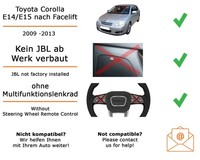 Autoradio Kenwood DMX5023DABS FüR Toyota Corolla E14/E15 Apple Carplay Android A