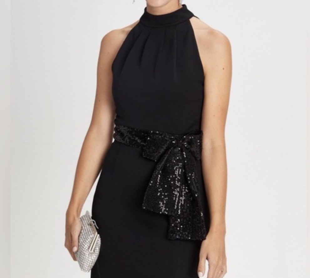 Black Jumpsuit By Eliza J Size 10 Dinner, Cruise, Travel Vacation