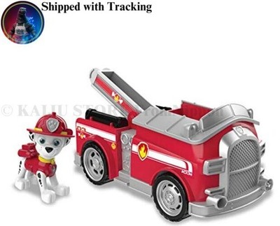 Takara Tomy PAW Patrol Basic Fahrzeug Marshall Feuerwehrauto mit Figur