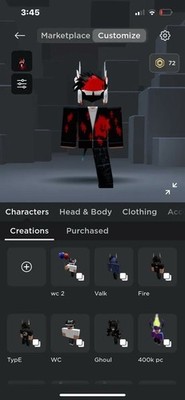 Headless + Korblox acctt