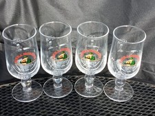 NEW SET of FOUR Birra Moretti Half Pint Beer Glasses
