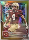 2025 Bowman Chrome University Football Gold Refractor Reed Harris #93